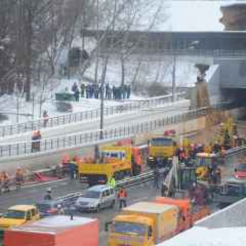 Аварию на Волоколамском шоссе ликвидировали в рекордные сроки